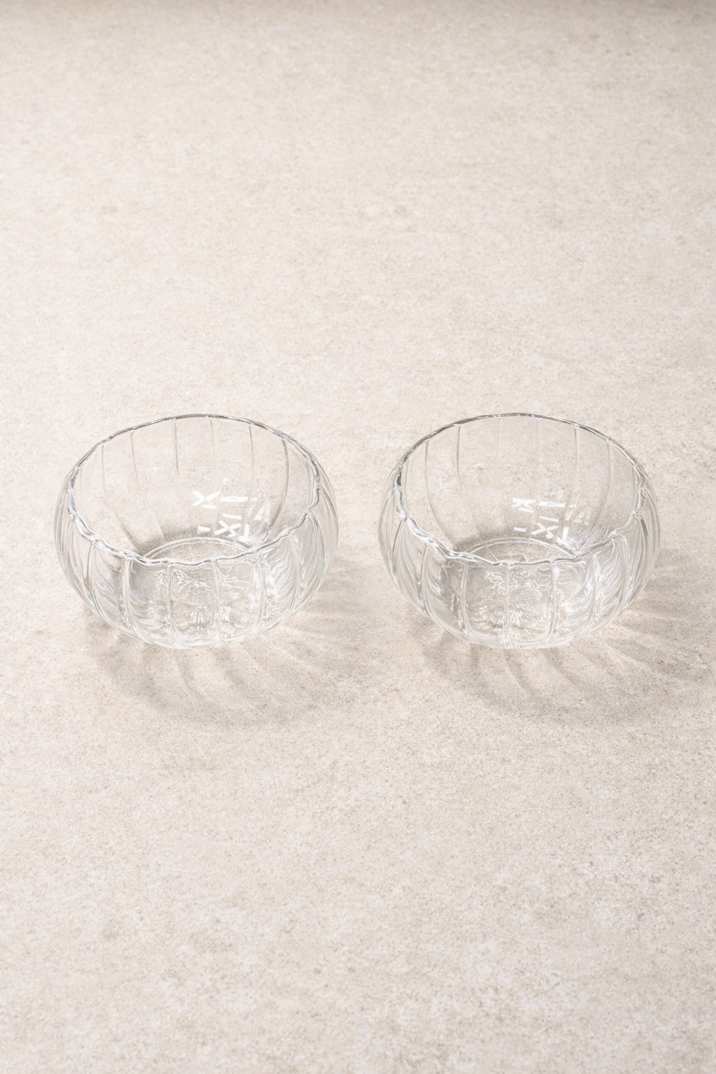 Borosilikat 6 Lı Yuvarlak Çift Cidarlı Çerezlik Cam Kase Drajelik Reçellik Seti KW-702