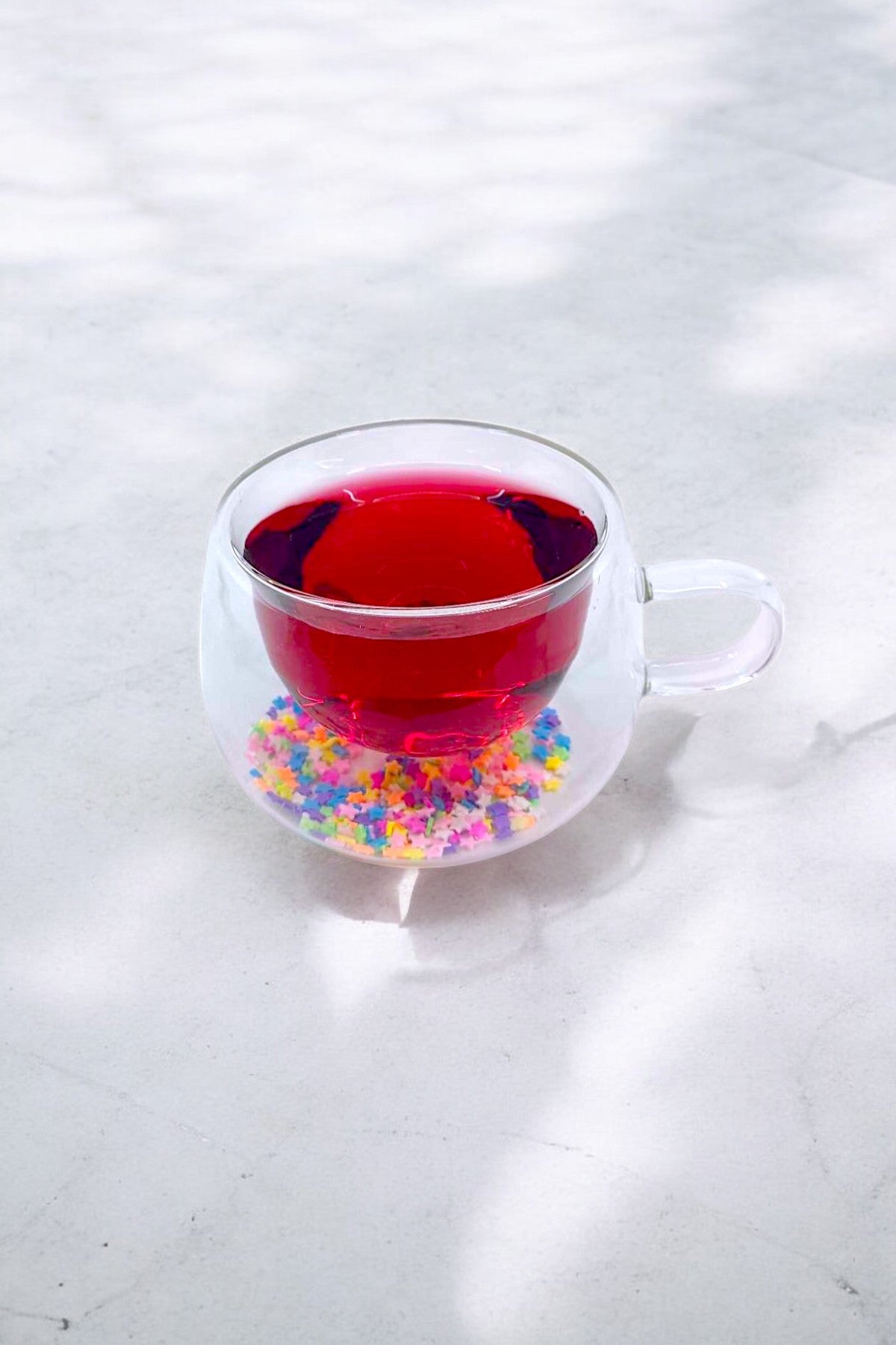 Çift Cidarlı Borosilikat 200ML Yıldız Figürlü Bardak Kupa KW-379A