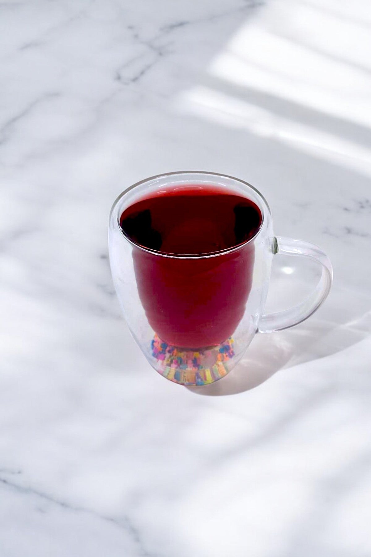 Çift Cidarlı Borosilikat 350ML Yıldız Figürlü Bardak Kupa KW-381A