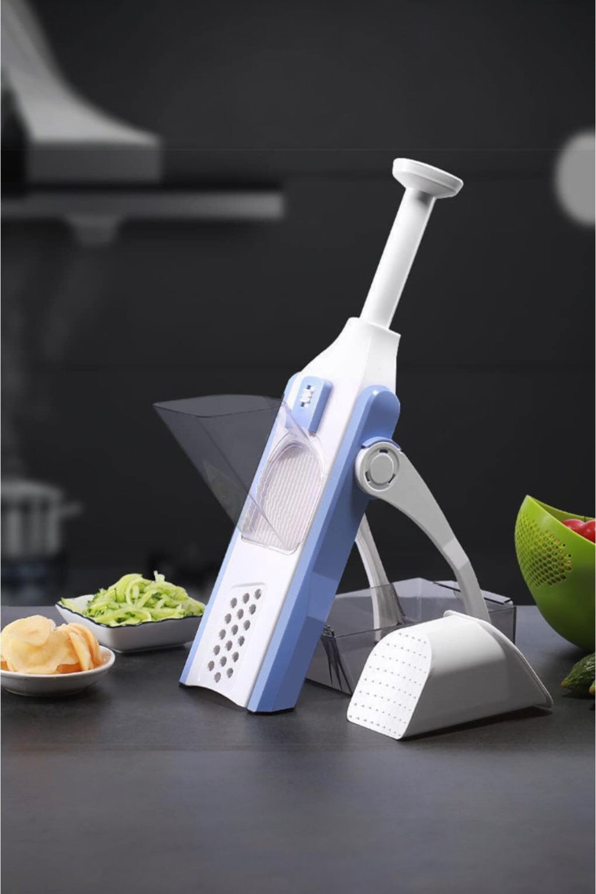 Sebze Doğrayıcı Mutfak Dilimleyici Öğütücü Çok Fonksiyonlu Rende KW-237