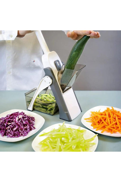 Sebze Doğrayıcı Mutfak Dilimleyici Öğütücü Çok Fonksiyonlu Rende KW-237