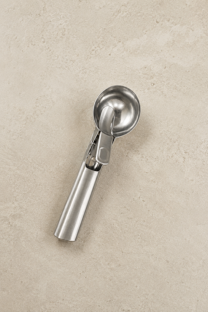 Metal Dondurma Kaşığı Servis Porsiyonlama Kaşığı Dayanıklı Mutfak Gereci KW-3372