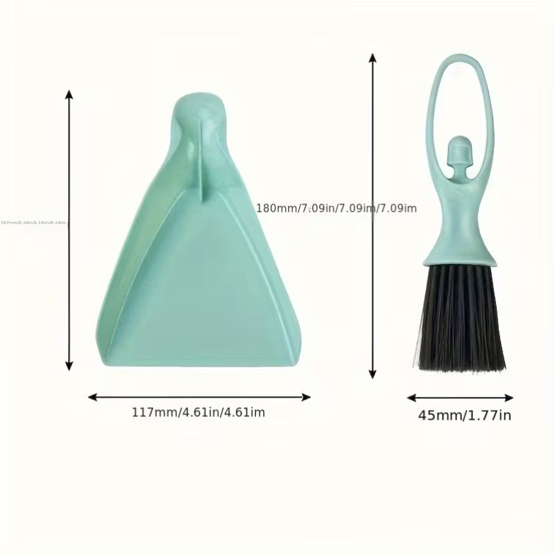 Faraş ve Fırça Seti Ergonomik Saplı Pratik Temizlik Aparatı SHN-1434