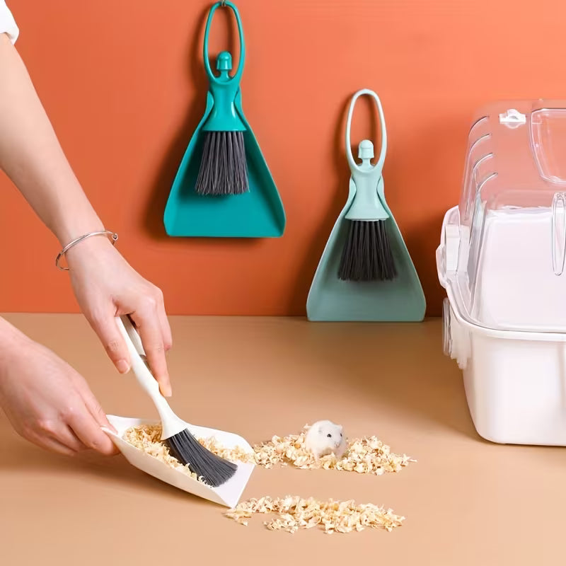 Faraş ve Fırça Seti Ergonomik Saplı Pratik Temizlik Aparatı SHN-1434