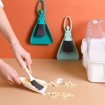 Faraş ve Fırça Seti Ergonomik Saplı Pratik Temizlik Aparatı SHN-1434