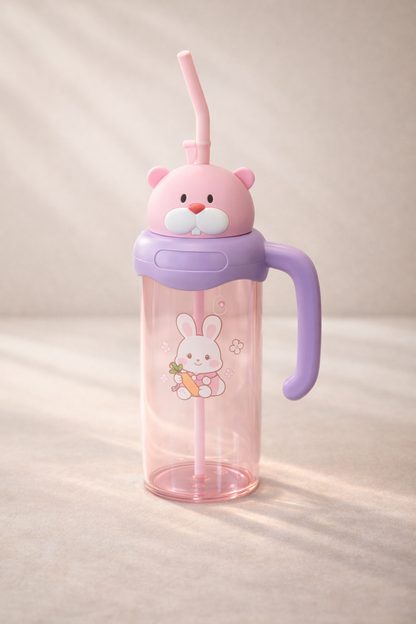 Figürlü Polikarbon Matara 750 ML BPA Free Hafif Dayanıklı Su Matarası KW-1012