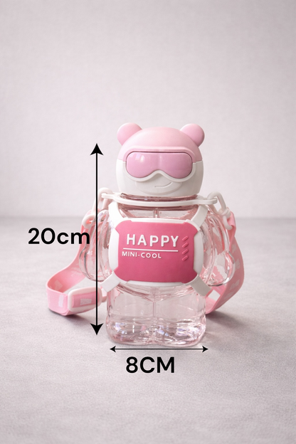 Figürlü Polikarbon Matara 800 ML BPA Free Hafif Dayanıklı Su Matarası KW-1019