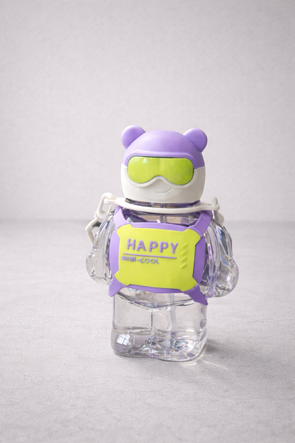 Figürlü Polikarbon Matara 800 ML BPA Free Hafif Dayanıklı Su Matarası KW-1019