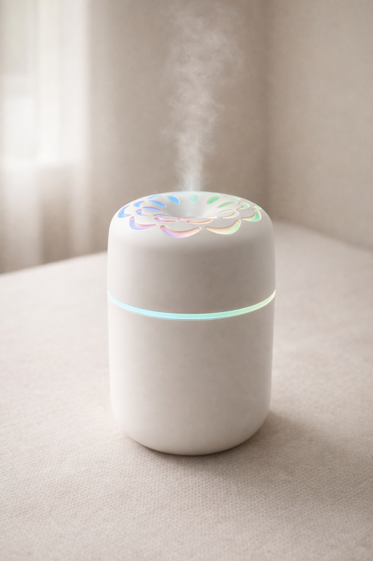 RGB Renkli Sabit Renkli Hava Nemlendirici 250 ml Taşınabilir Ultrasonik Mini Sessiz Çalışma SHN-2299