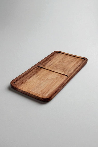 Akasya İki Gözlü Yağdanlık Altı 23x12CM KW-920