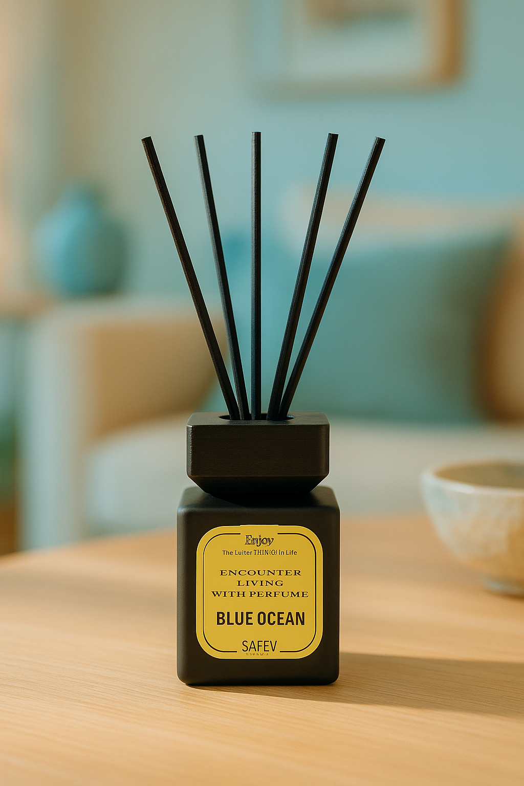 Bambu Çubuklu Lüx Oda Kokusu Blue Ocean Okyanus Oda Parfümü 100ML SHN-1702