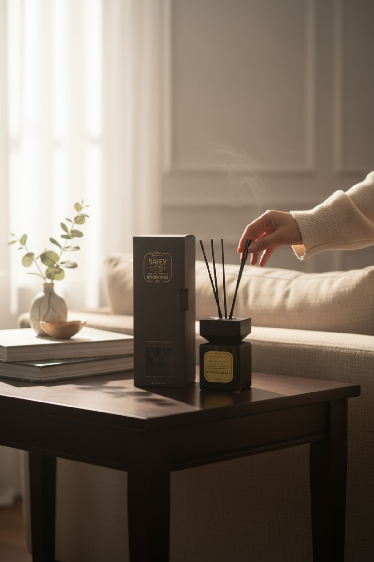 Bambu Çubuklu Lüx Oda Kokusu Vanilia Vanilya Oda Parfümü 100ML SHN-1703