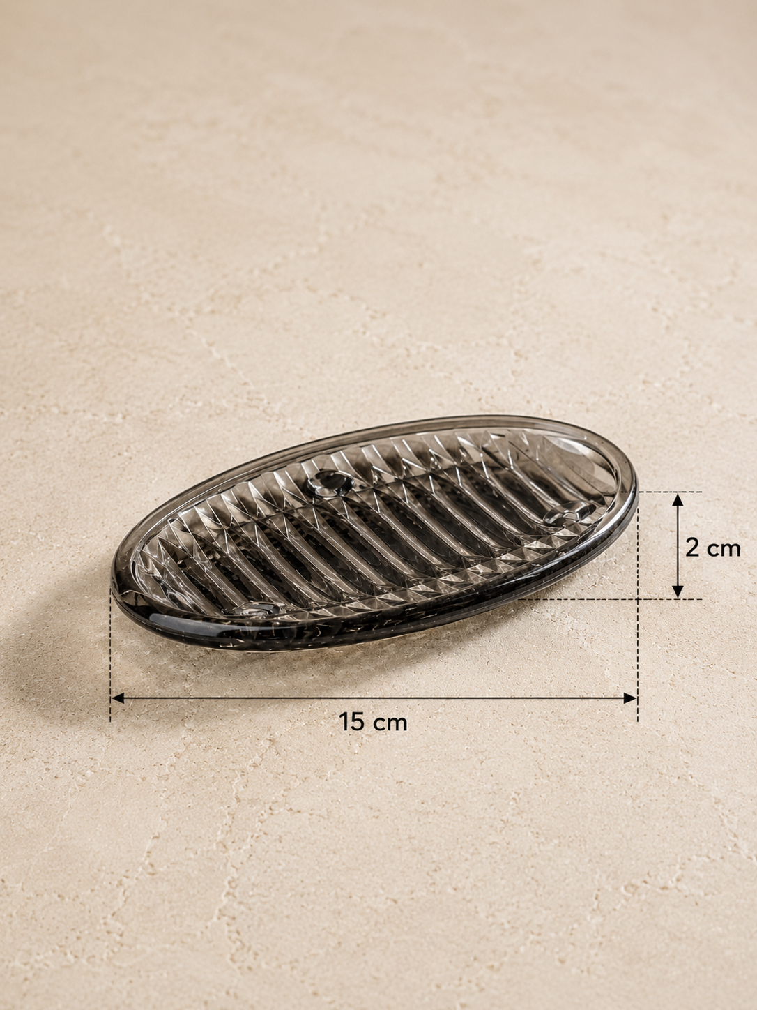 Çizgi Desenli Katı Sabunluk Dekoratif Banyo Mutfak Sabunluğu SHN-2132
