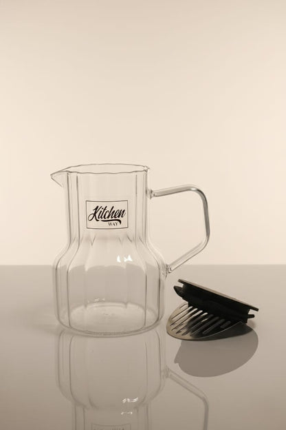 Isıya Dayanaklı 900ML Borosilikat Sürahi KW-394