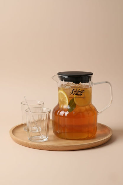 Isıya Dayanaklı 900ML Borosilikat Sürahi KW-394