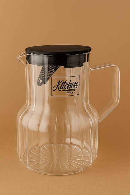 Isıya Dayanaklı 900ML Borosilikat Sürahi KW-394