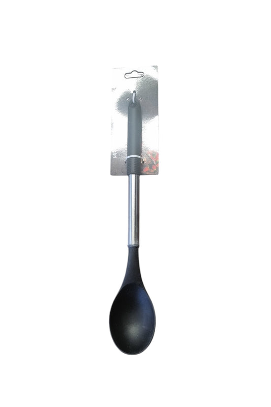 Metal Silikon Uçlu Siyah İnci Kaşık KW-432