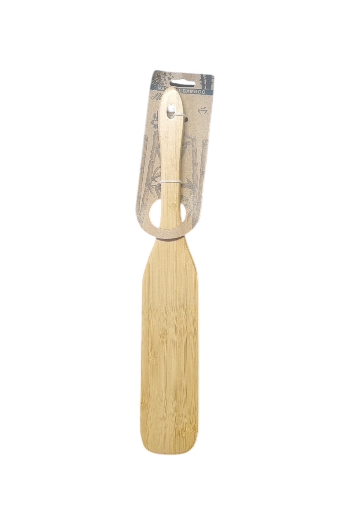 Kitchen Way Orjinal Bambu Uzun Ağızlı Spatula KW-506