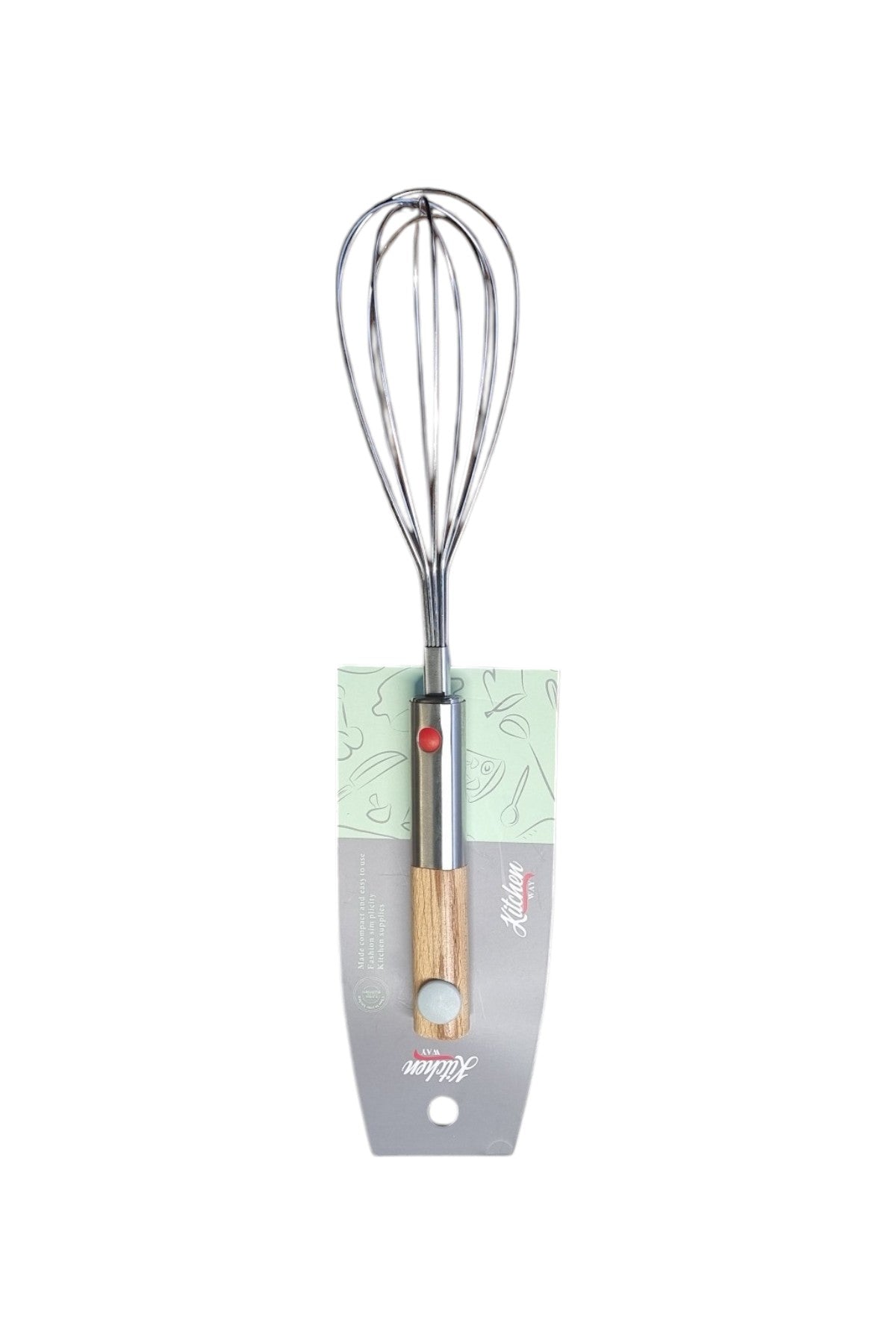 Bambu Saplı Metal Uçlu Çırpıcı KW-563