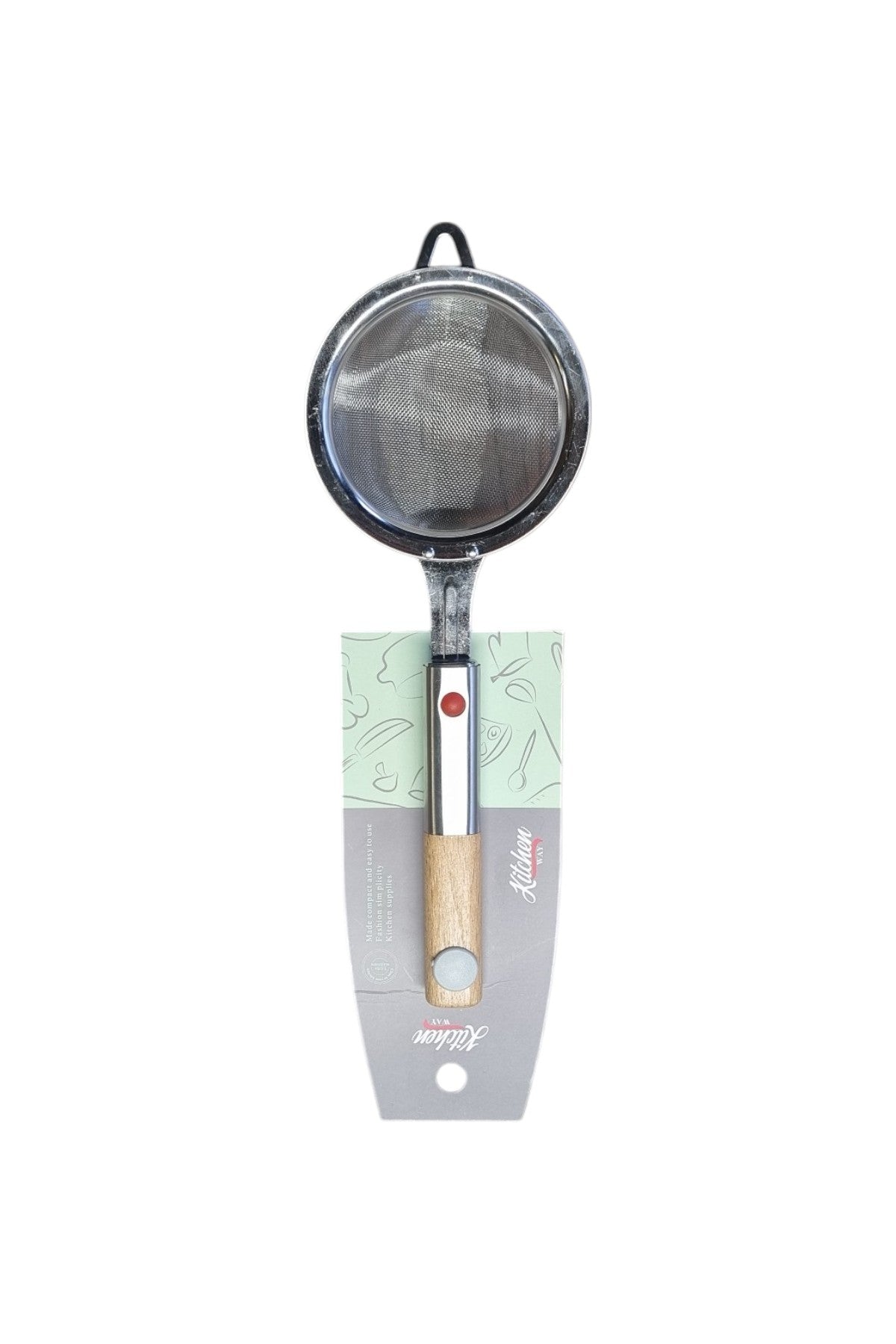 Bambu Saplı Metal Uçlu Süzgeç KW-565