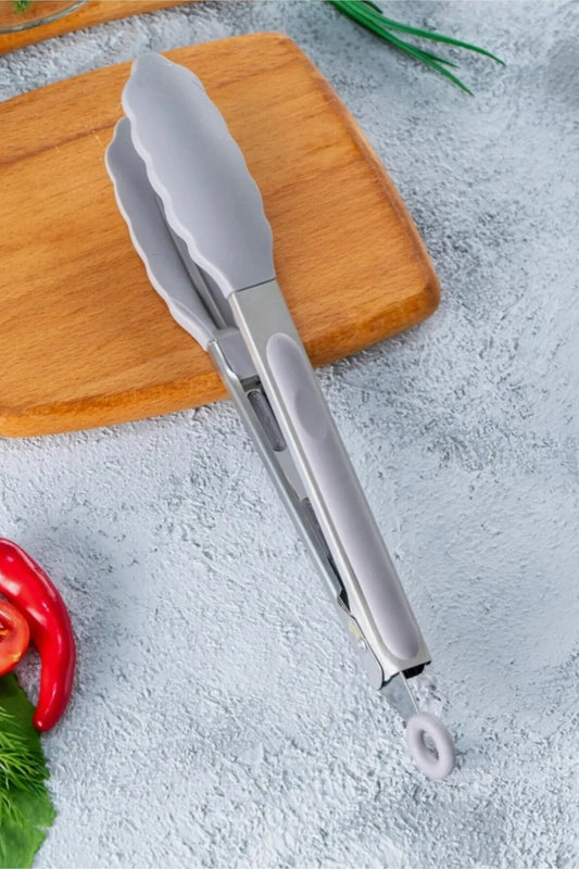Metal Saplı Silikon Uçlu Maşa KW-591