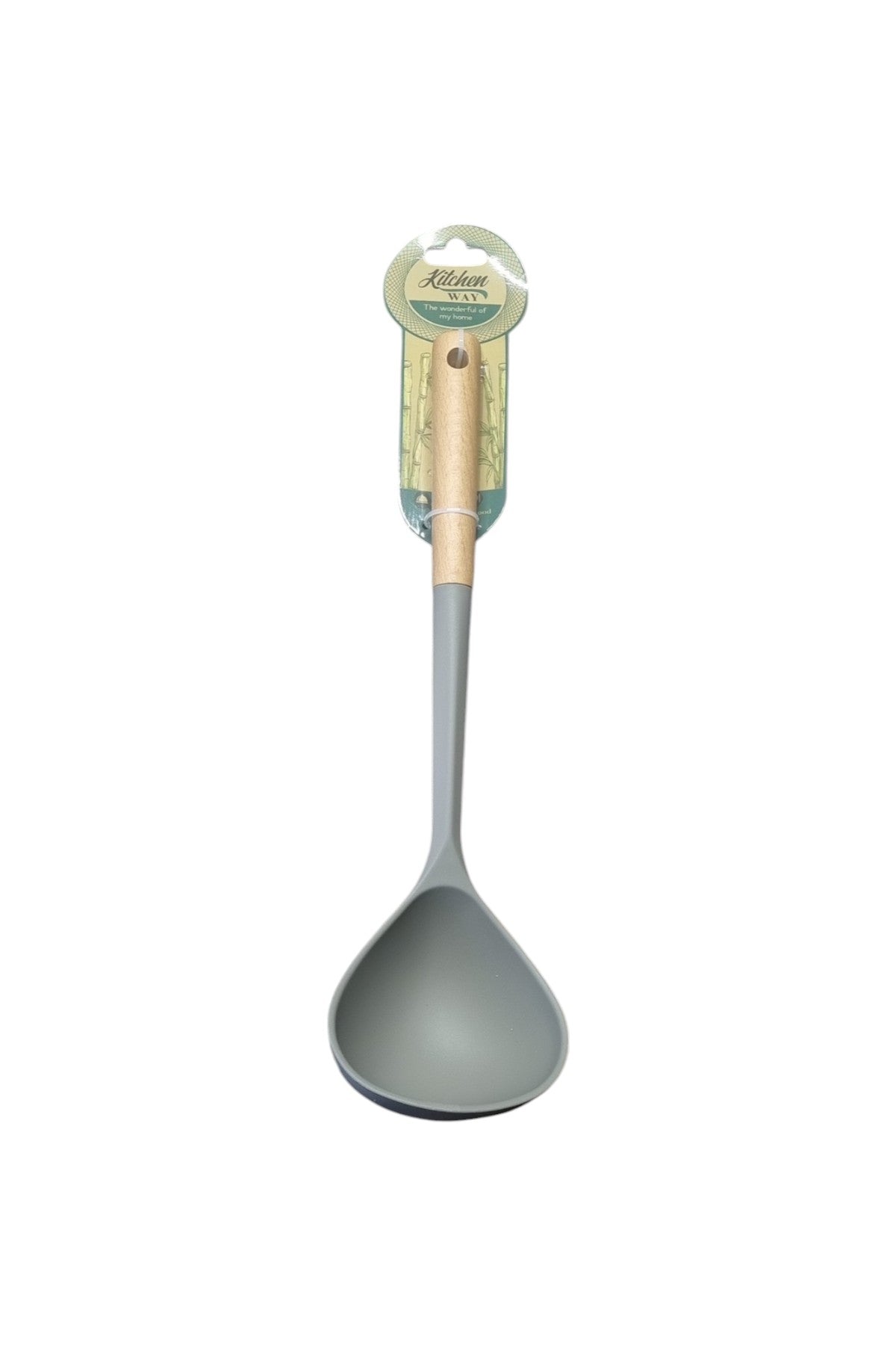 Bambu Saplı Silikon Uçlu Kepçe KW-598