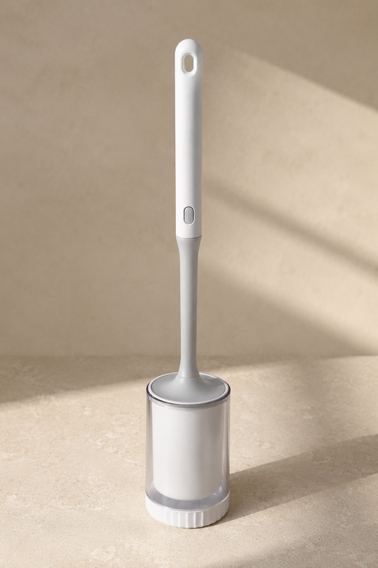 Vakumlu Klozet WC Temizleme Fırçası Ergonomik Saplı Dayanıklı Banyo Fırçası SHN-3091