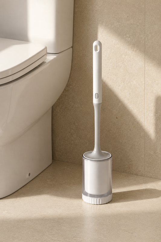 Vakumlu Klozet WC Temizleme Fırçası Ergonomik Saplı Dayanıklı Banyo Fırçası SHN-3091