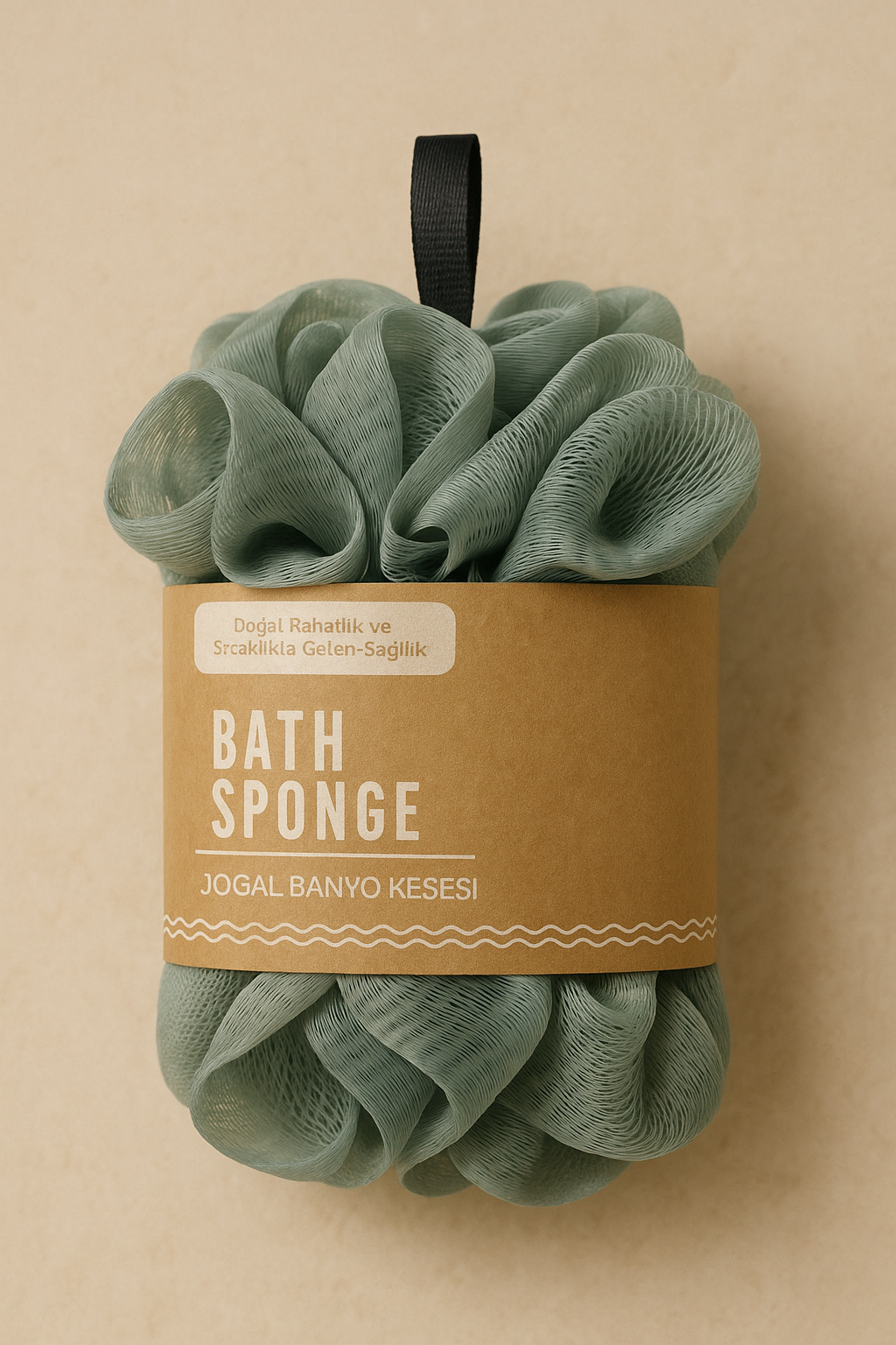 Doğal Banyo Kesesi Cilt Peelingi Doğal Lif Dokulu Temizlik Kesesi SHN-1420