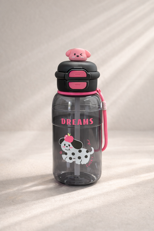 Figürlü Polikarbon Matara 750 ML BPA Free Hafif Dayanıklı Su Matarası KW-1014