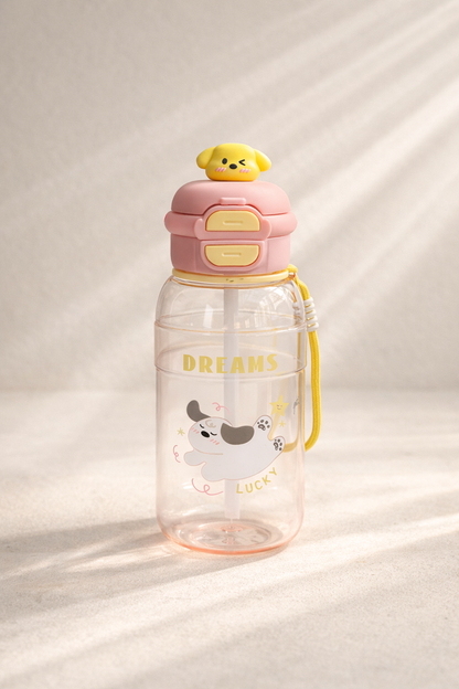 Figürlü Polikarbon Matara 750 ML BPA Free Hafif Dayanıklı Su Matarası KW-1014