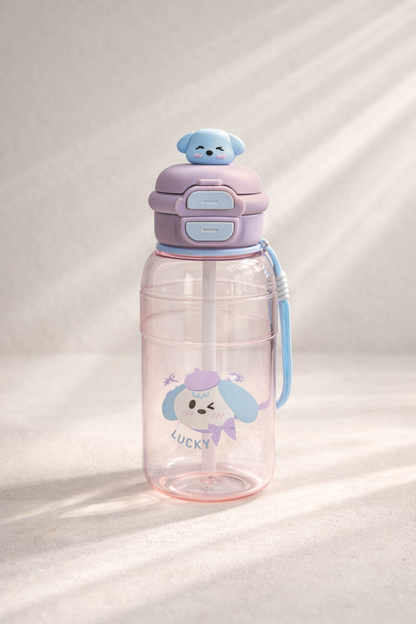 Figürlü Polikarbon Matara 750 ML BPA Free Hafif Dayanıklı Su Matarası KW-1014