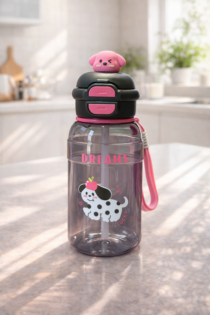 Figürlü Polikarbon Matara 750 ML BPA Free Hafif Dayanıklı Su Matarası KW-1014