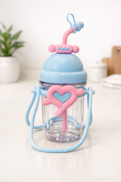 Figürlü Polikarbon Matara 800 ML BPA Free Hafif Dayanıklı Su Matarası KW-1026