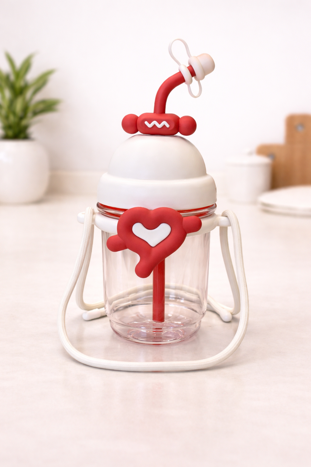 Figürlü Polikarbon Matara 800 ML BPA Free Hafif Dayanıklı Su Matarası KW-1026