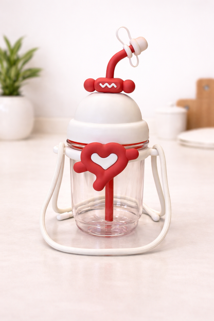 Figürlü Polikarbon Matara 800 ML BPA Free Hafif Dayanıklı Su Matarası KW-1026