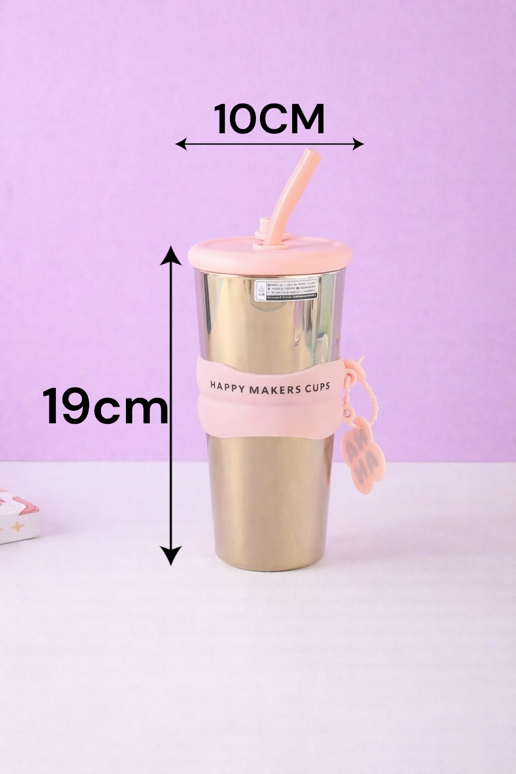 Sevimli Tasarımlı 750 ML Matara Metalik Cool Görünümlü Şık Dış Yüzey KW-888