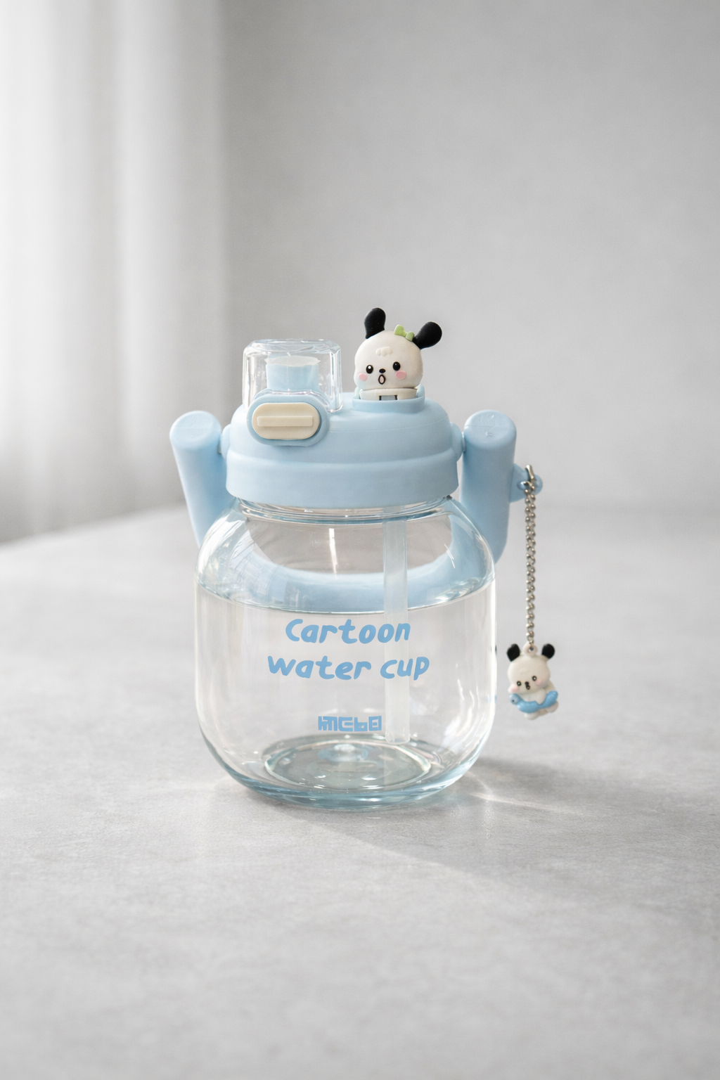 Figürlü Polikarbon Matara 850 ML BPA Free Hafif Dayanıklı Su Matarası KW-1020