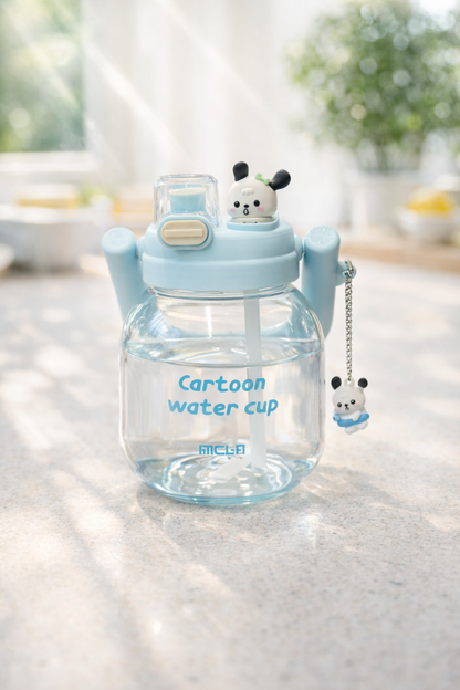 Figürlü Polikarbon Matara 850 ML BPA Free Hafif Dayanıklı Su Matarası KW-1020