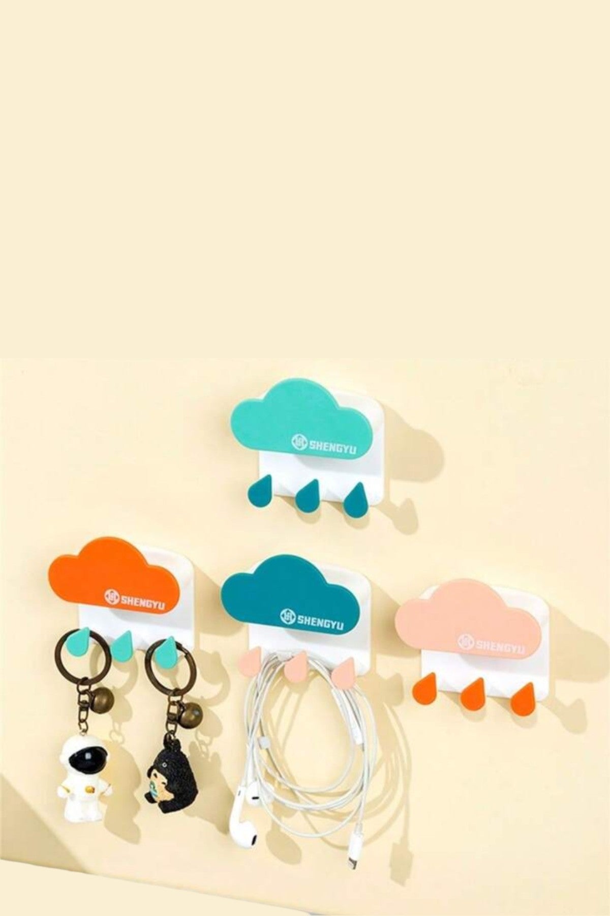Pratik İz Bırakmaz Yapışkanlı Mini Askı SHN-1065