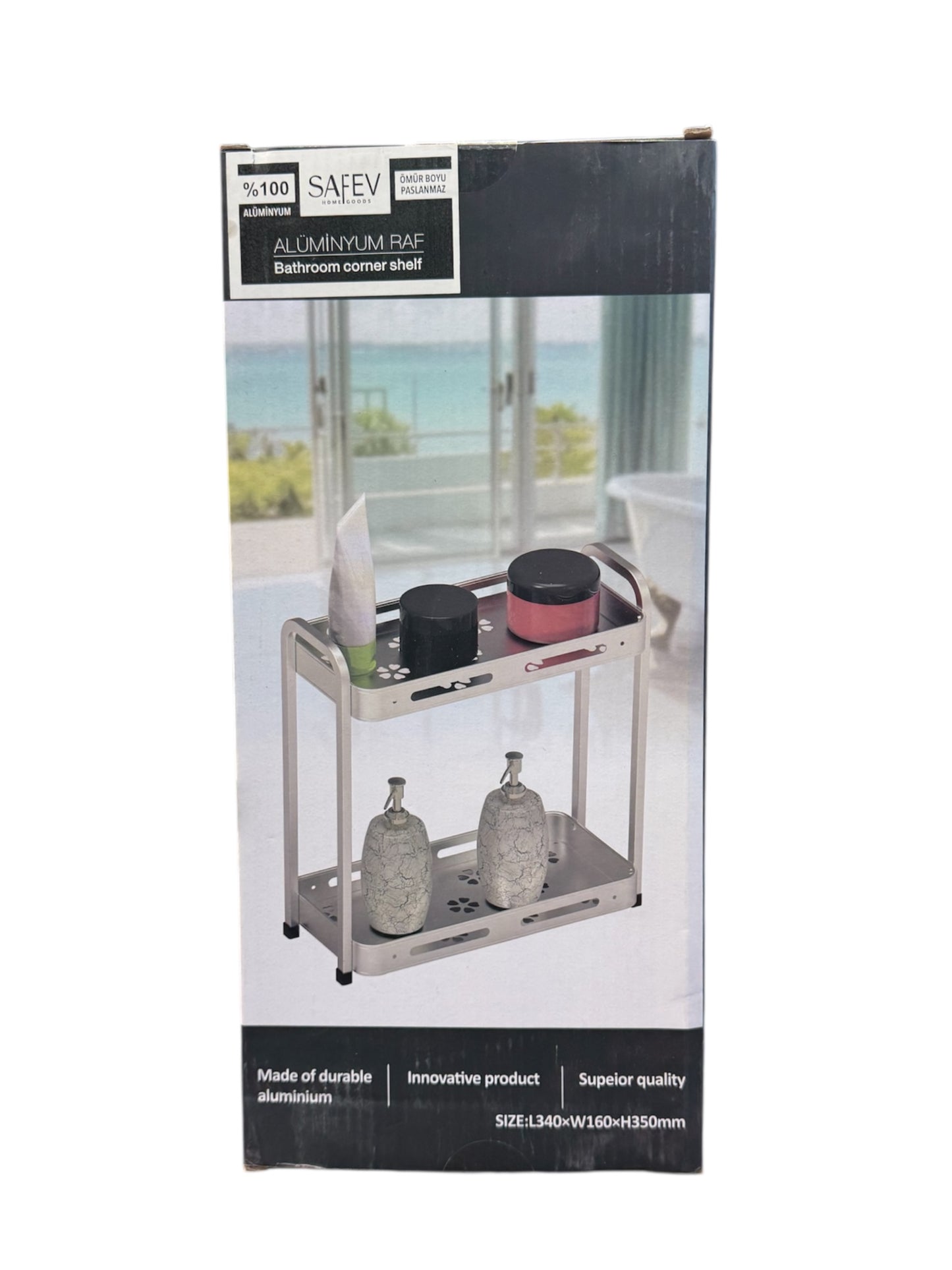 2 Katlı Alüminyum Raf Organizer SHN-2105