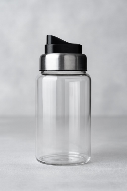 Borosilikat Cam Yağdanlık Sızdırmaz Tiktak Kapaklı 450ml Yağdanlık KW-1082