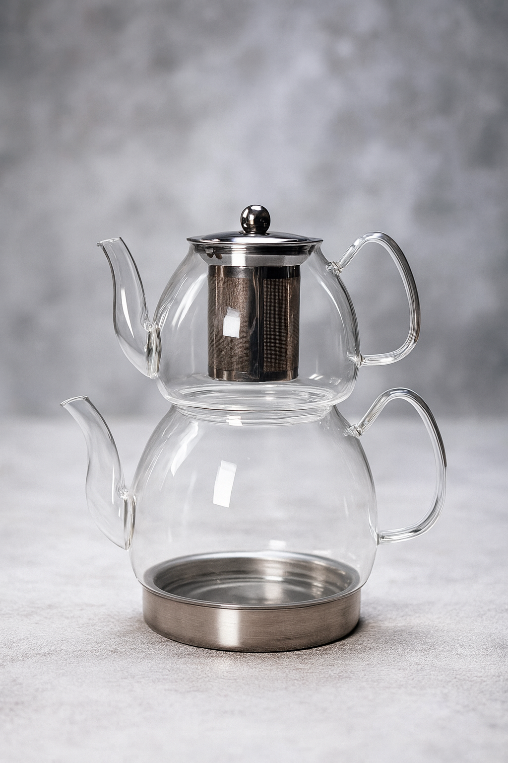 Valeria Borosilikat Cam Çaydanlık Seti KW-839