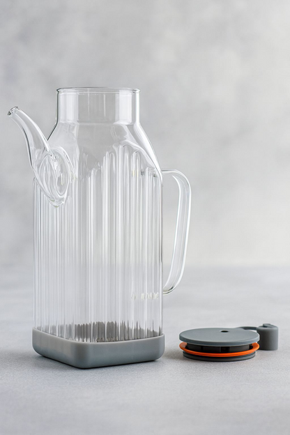 Isıya Dayanıklı Borosilikat 1000ml Cam Yağlık KW-1060