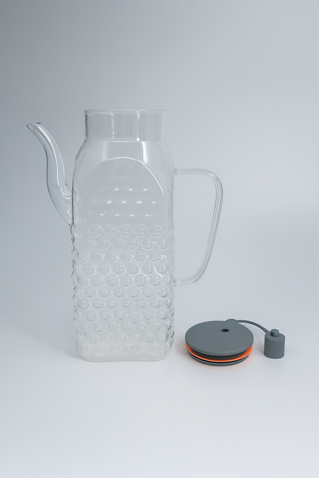 Isıya Dayanıklı Borosilikat 1000ml Cam Yağlık KW-1058