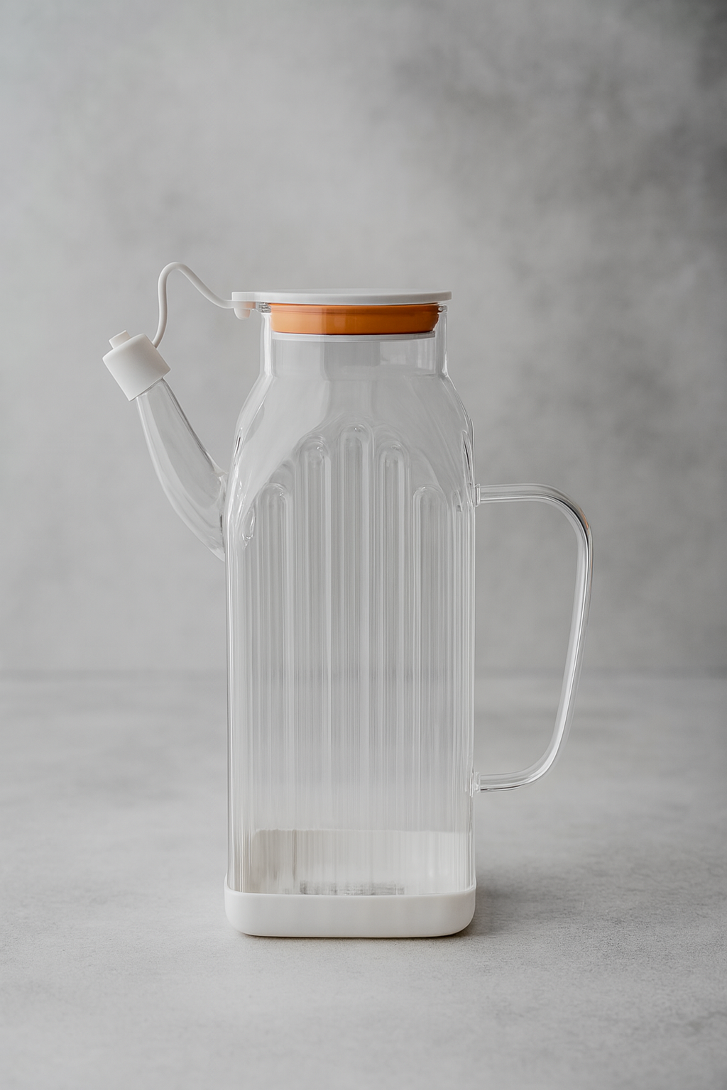 Isıya Dayanıklı Borosilikat 1000ml Cam Yağlık KW-1059