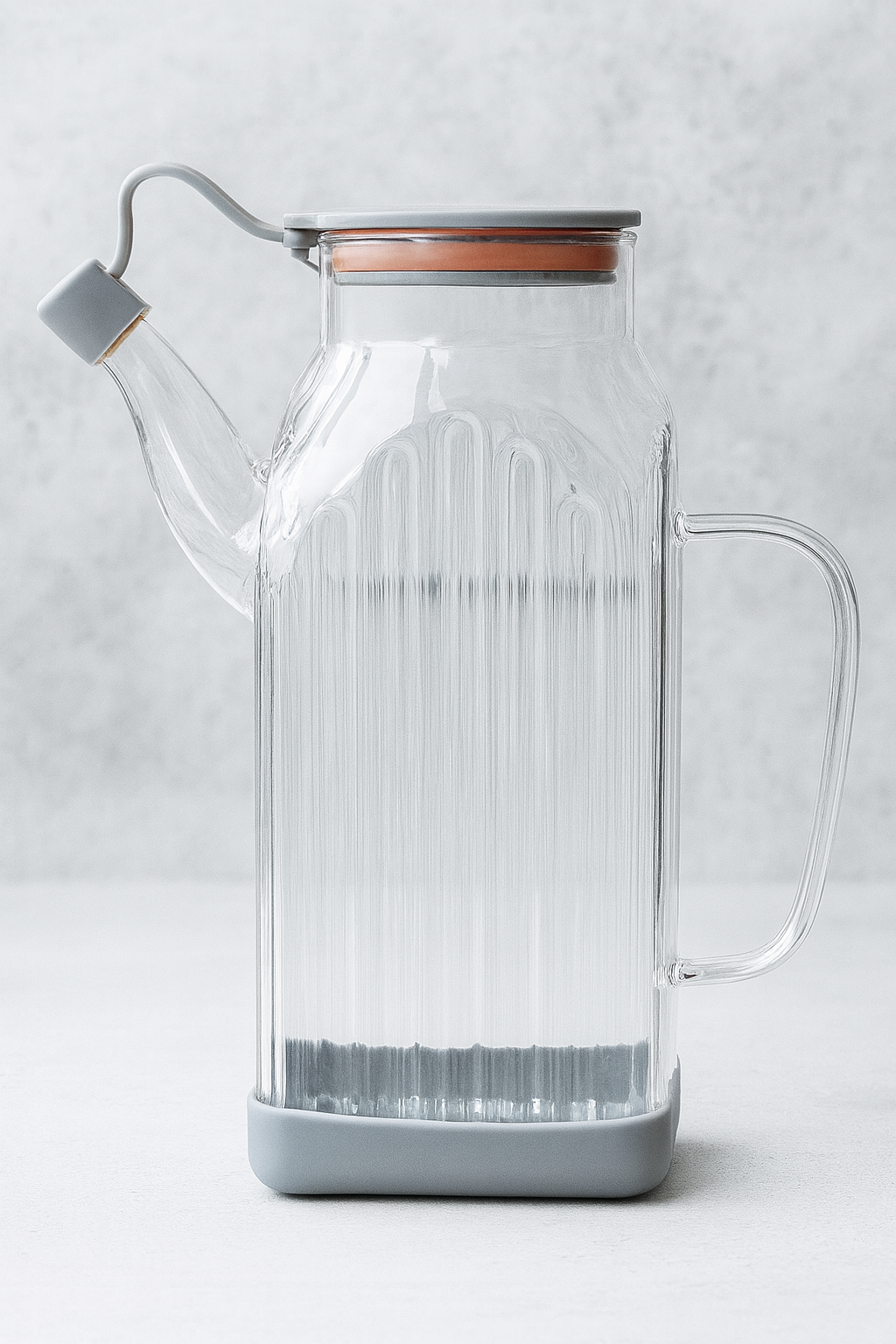 Isıya Dayanıklı Borosilikat 1000ml Cam Yağlık KW-1060