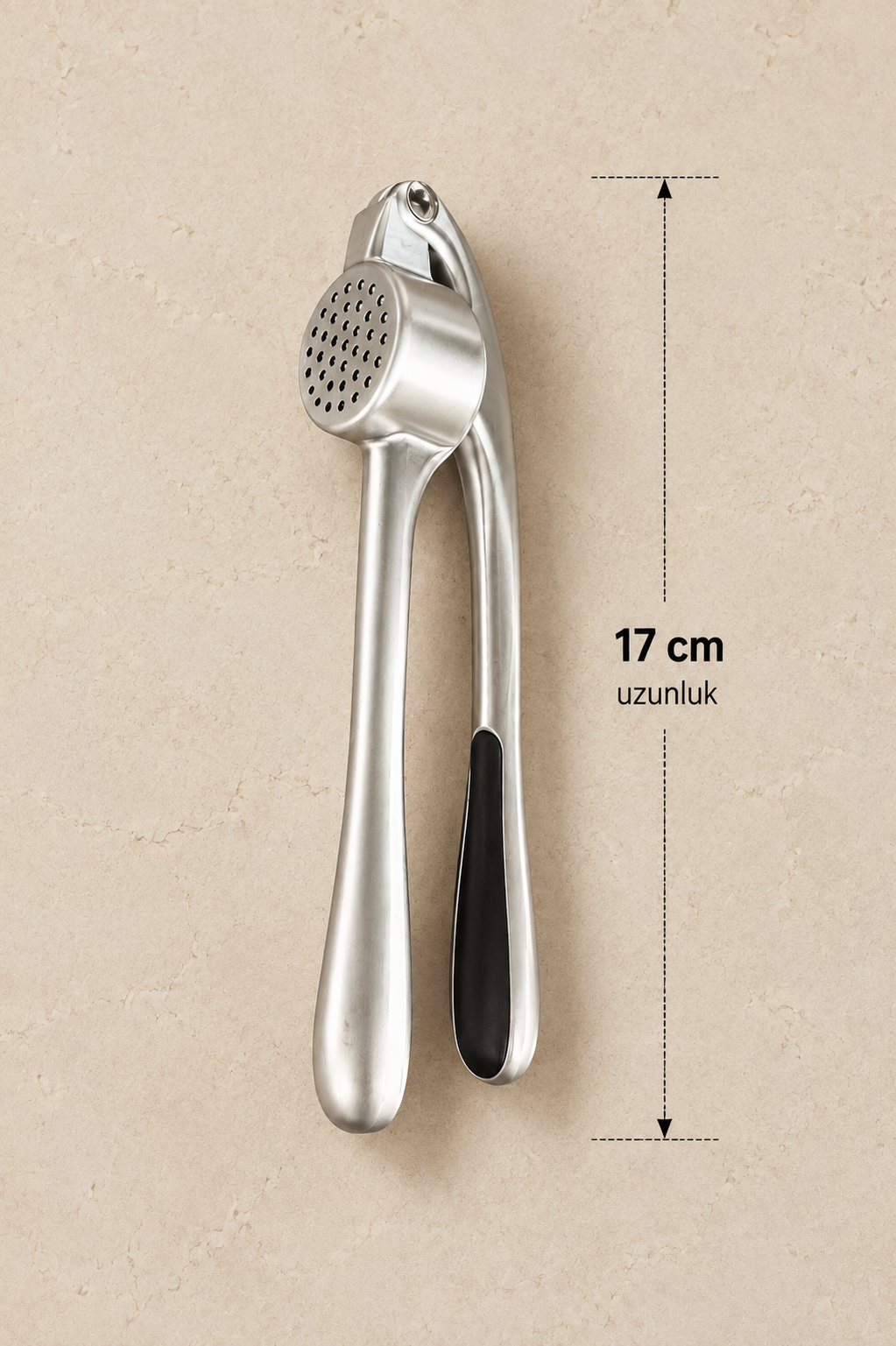 Metal Sarımsak Ezici Pratik Sarımsak Presi Mutfak Sarımsak Ezeceği KW-3346