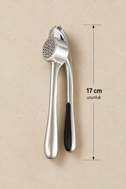 Metal Sarımsak Ezici Pratik Sarımsak Presi Mutfak Sarımsak Ezeceği KW-3346