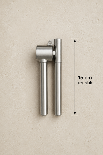 Metal Sarımsak Ezici Pratik Sarımsak Presi Mutfak Sarımsak Ezeceği KW-3347
